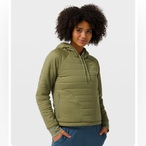 Lululemon Dynamic Movement Hoodie Size 8 Green